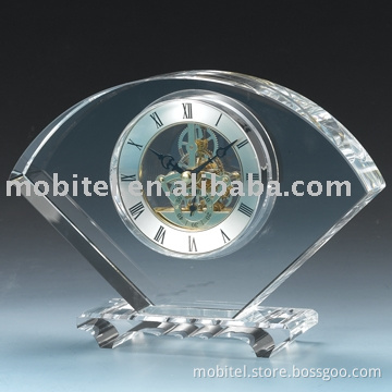 Crystal mantle clock &amp; home decoration M-5029G
